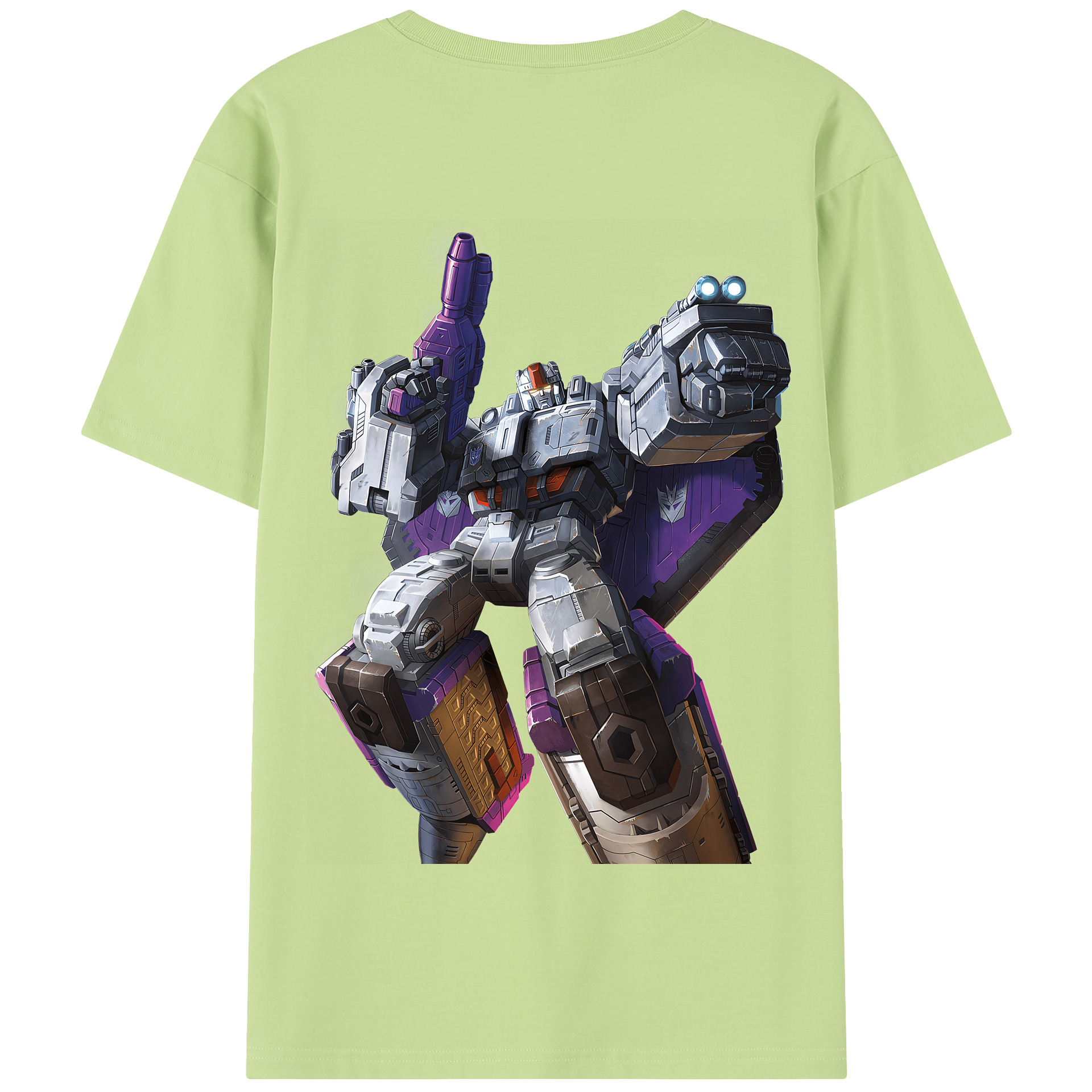（画像用） Transformers トランスフォーマー 綿100％半袖Tシャツ（背面プリント）
